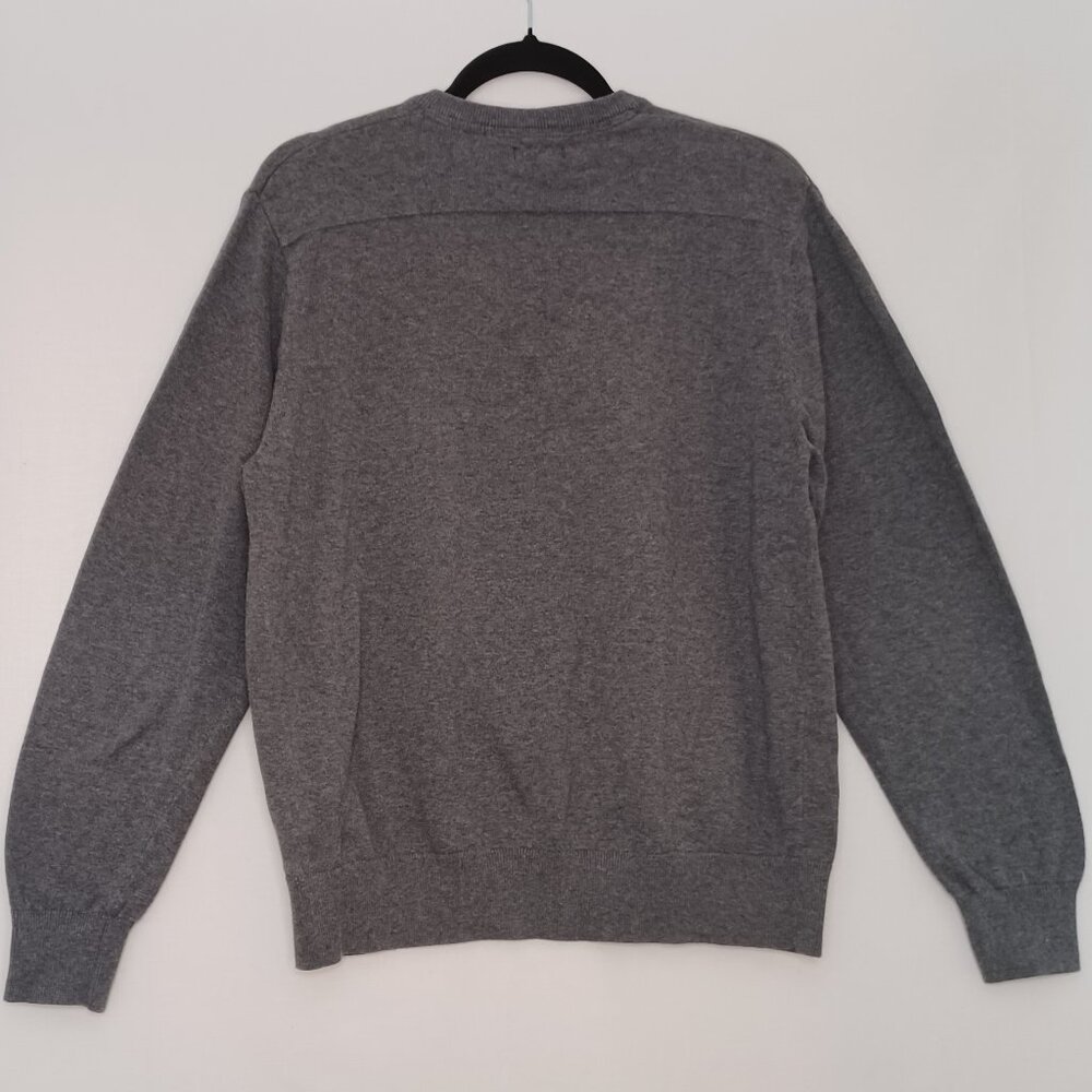 Women's IZOD Grey 100% Cotton Sweater Size Medium - Picture 2 of 8